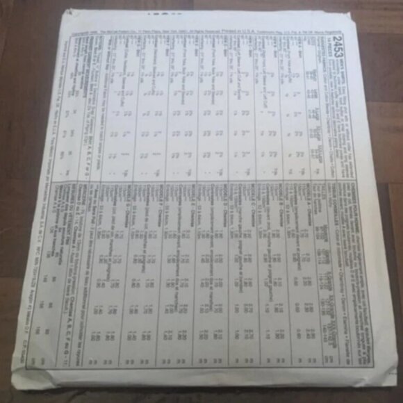 McCall's Pattern 2453 Men's Shirt Size L (42-44) Western Cowboy Cut Vintage 1999 - Picture 2 of 2